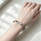 Silver Butterfly & Star Natural Peridot Hand Braided Bracelet - Growth & Abundance Energy