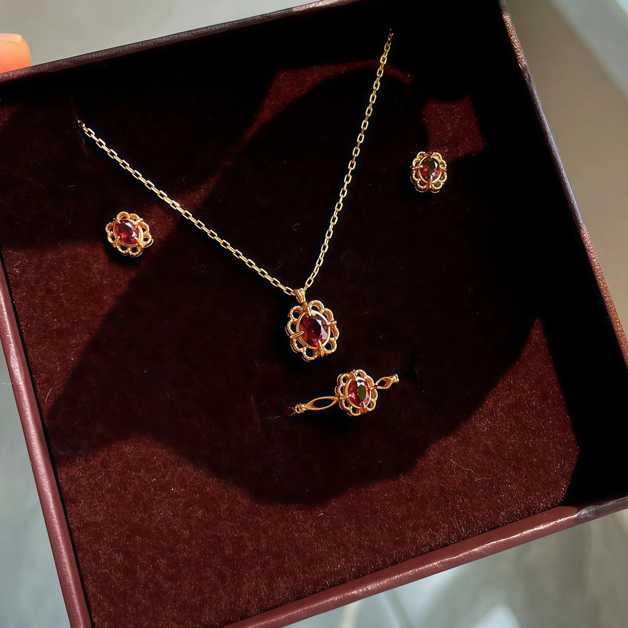 Collier Sakura en jade Hetian