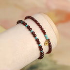 Collier en cristal naturel couronne vintage