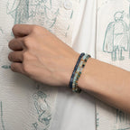 Multicolor Natural Gemstone Beaded Bracelet - Sharpen Insight Inspire Bravery