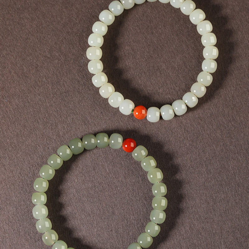 Bracelet Noble Cheval en Jade de Hetian
