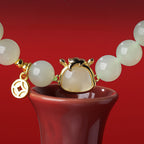 Bracelet Noble Cheval en Jade de Hetian