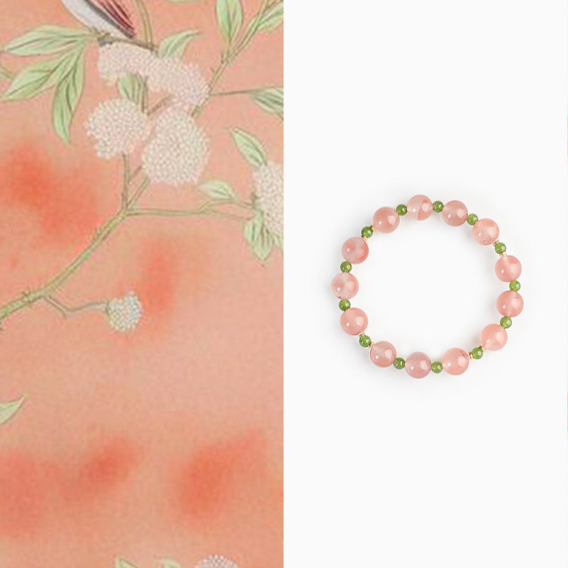 Southern Red Jasper & Hetian Jade Bracelet — Calm Energy for Busy Days
