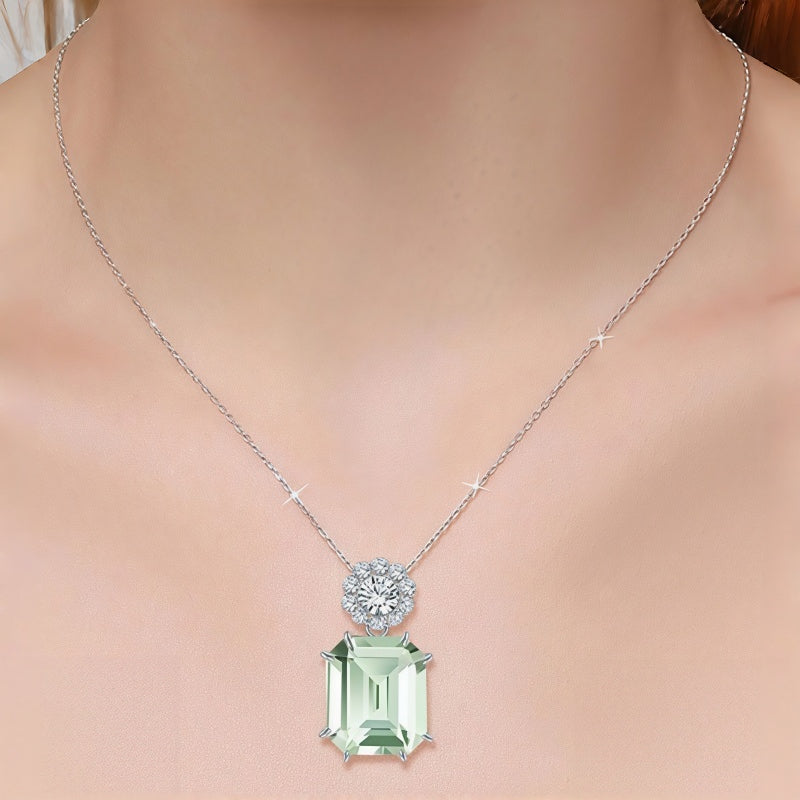 Phoenix Prism Natural Crystal Necklace — Stone of Health, Luck & Happiness