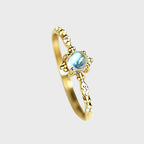 Bague Pierre de Lune Bleue Dreamland – Intuition Douce, Protection Féminine
