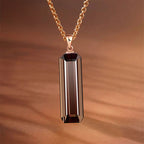 Collier en cristal naturel amour éternel