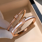 Natural White Mother-of-Pearl Slim Bracelet