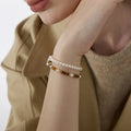 Collier en cristal naturel couronne vintage