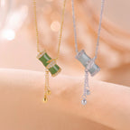 Collier à ajustement facile en quartz clair - Pureté intérieure et expression claire