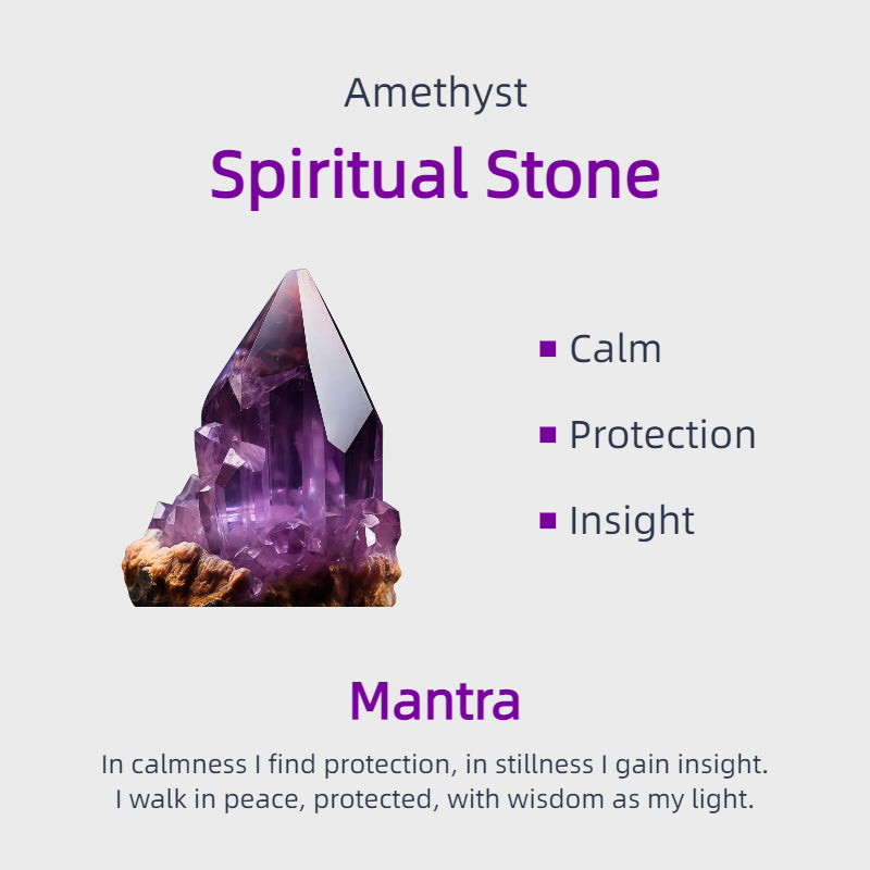 Natural Amethyst - The Heart Healer, Calm & Protection