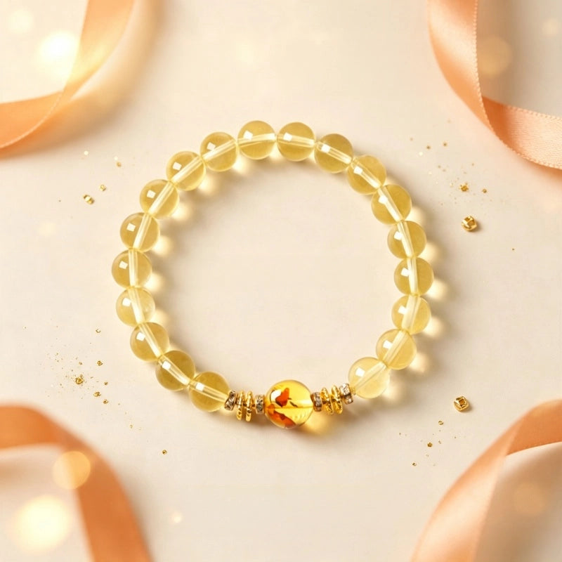 Natural Citrine Bracelet — Luck Begins This Moment