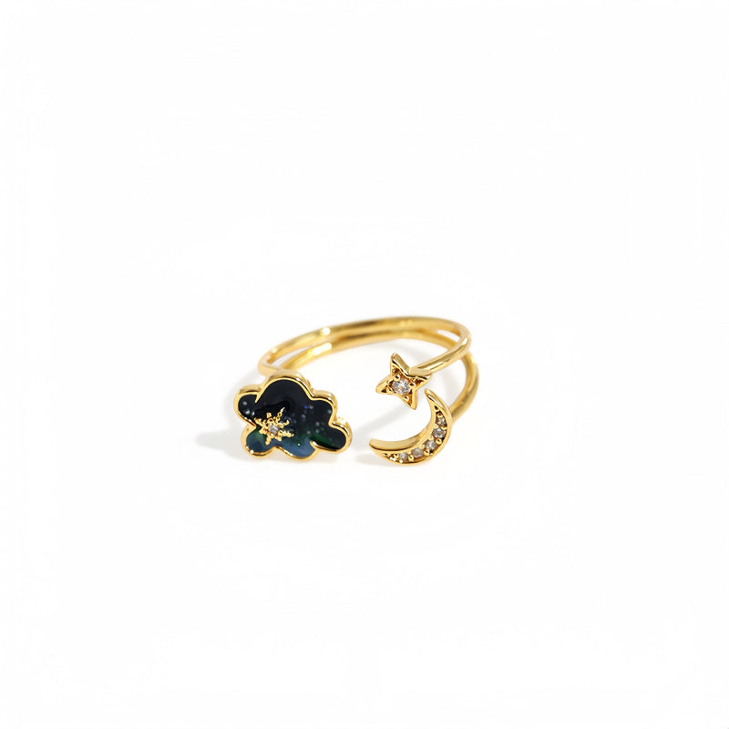 Bague en améthyste naturelle irrégulière – Calme l'esprit, approfondit l'intuition, attire la paix
