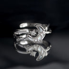 Moonnight Starry Silver Ring