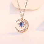 Moon & Star Necklace - Eternal Gentle Love Symbol