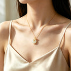 Collier à ajustement facile en quartz clair - Pureté intérieure et expression claire