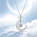 Collier Aura de Lune et Étoile