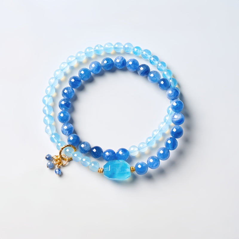 Bracelet aigue-marine Mana Bar