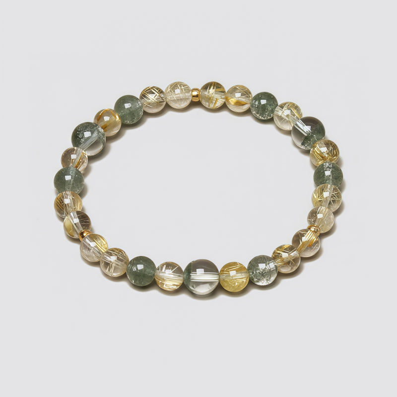 Bracelet en cristal naturel Golden Freedom