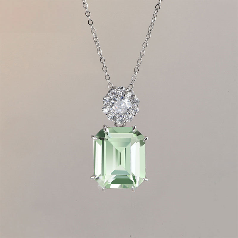 Phoenix Prism Natural Crystal Necklace — Stone of Health, Luck & Happiness