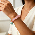 Bracelet en cristal naturel Rose Bliss