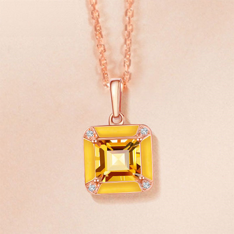 Collier Cristal Naturel Douce Maison