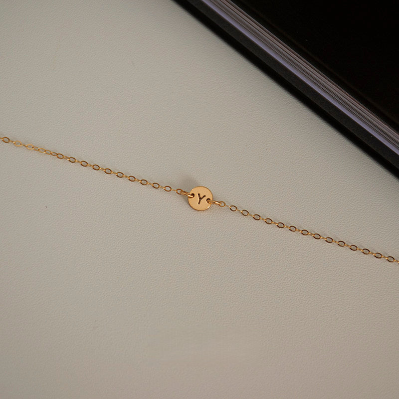 Personalized Name 14K Gold-Filled Customizable Letter Necklace (Non-Tarnishing)