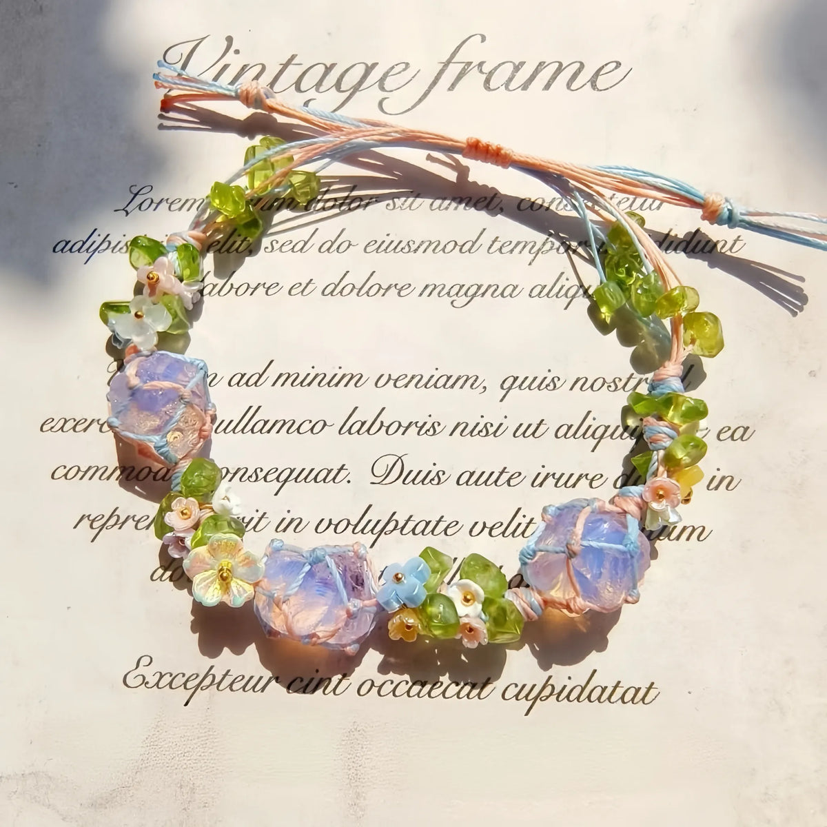 Amethyst Braided Bracelet - For Peaceful Energy