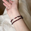 Collier en cristal naturel couronne vintage