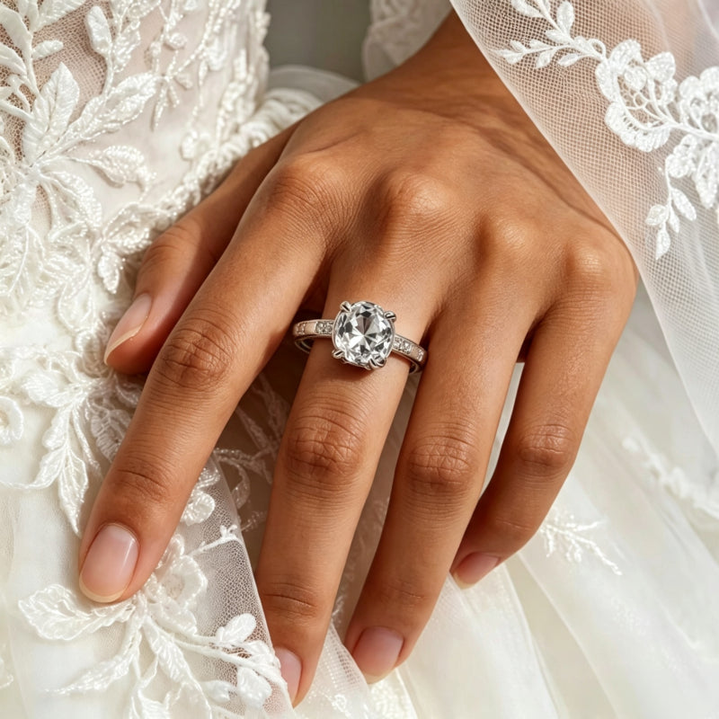 Bague Cristal Clair Naturel Pur Pleine Imagination