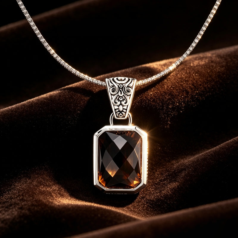 Collier en cristal naturel Ange Gardien