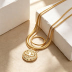 Collier mauvais œil omniscient