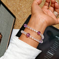 Natural Crystal Energy Bracelet, Choose Metal/Wood/Water/Fire/Earth - Smooth Days Ahead
