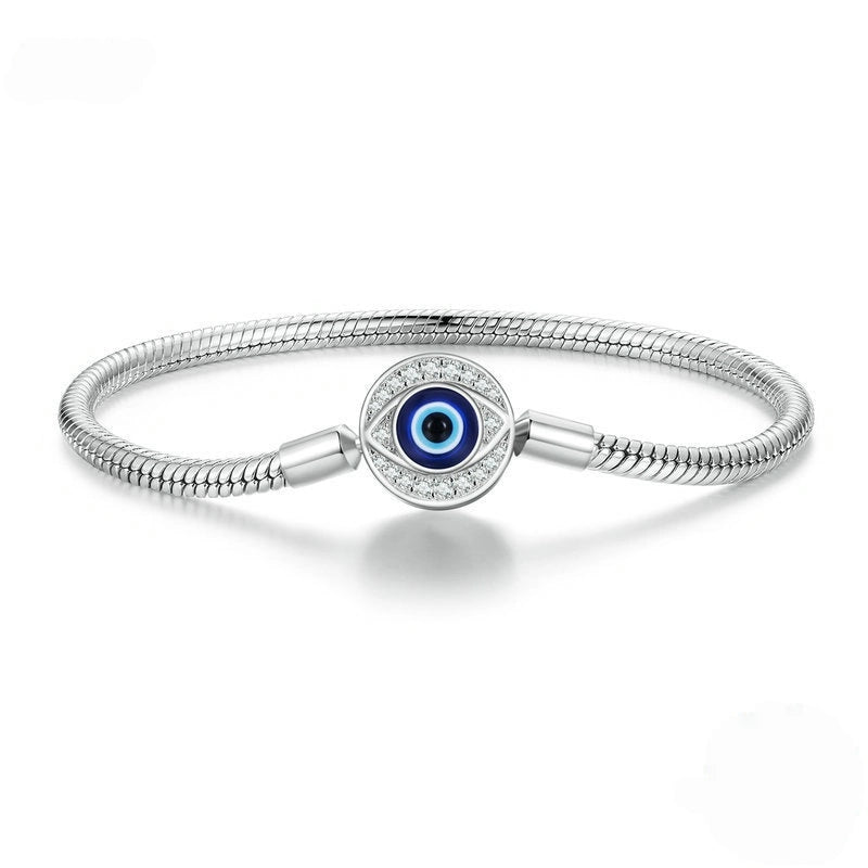 Devil's Eye Bracelet Lucky Eye Snake Bone Bracelet