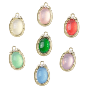 10pcs Gemstone Pendant 2