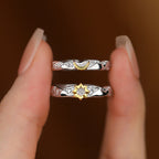 Sun & Star Couple Rings – Luck That Follows You Day and Night