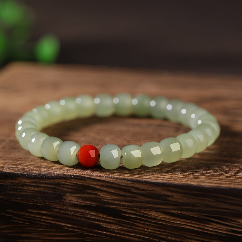 Bracelet Noble Cheval en Jade de Hetian