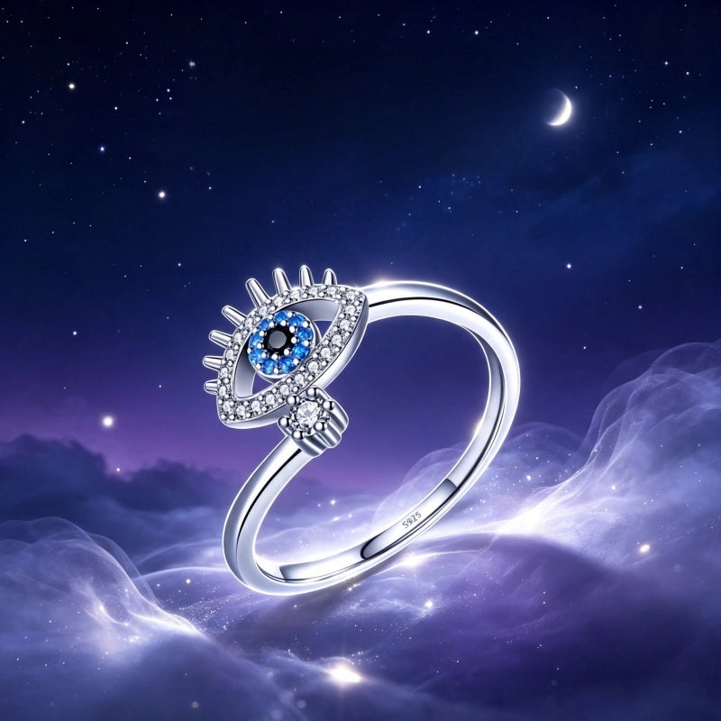 Bague Œil porte-bonheur – Bouclier spirituel pour l'énergie quotidienne
