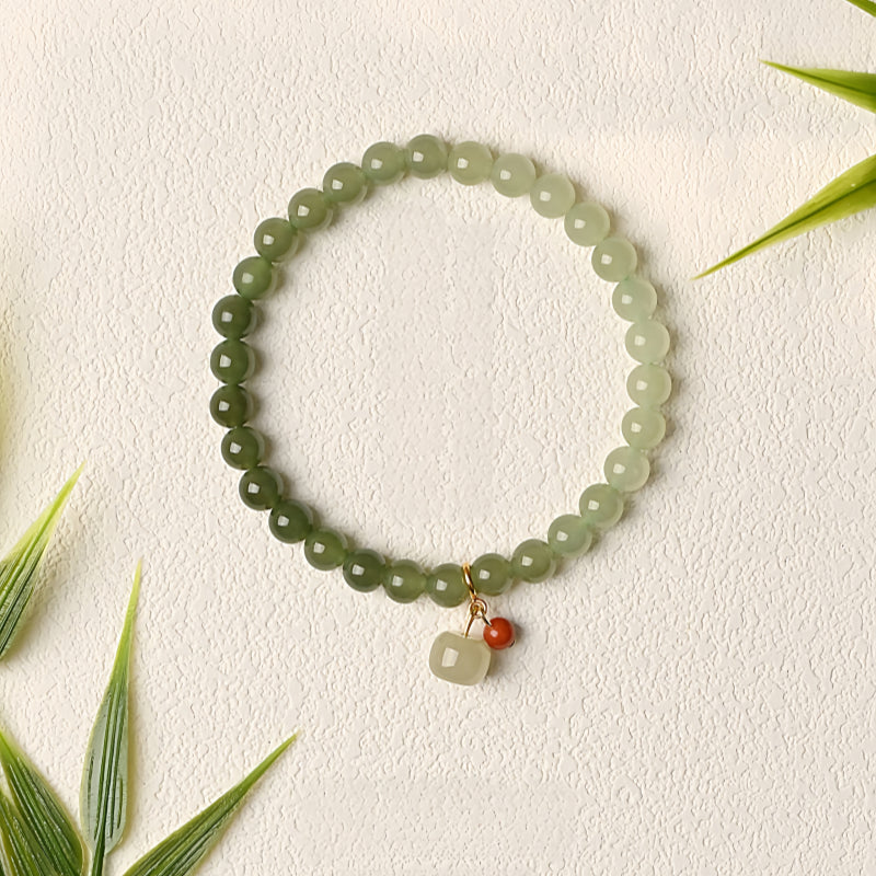 Bracelet Noble Cheval en Jade de Hetian