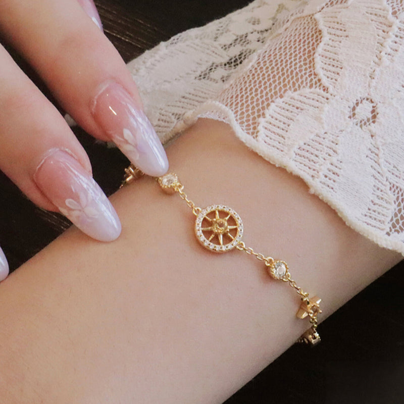 Starlight Compass Citrine Bracelet - Positive Energy & Direction