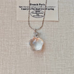 AA Clear Quartz Chubby Star Necklace – Purify Aura, Manifest Wishes