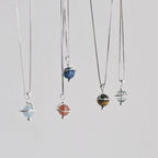 12 Types Natural Crystal Planet Necklace – Intuition & Protection