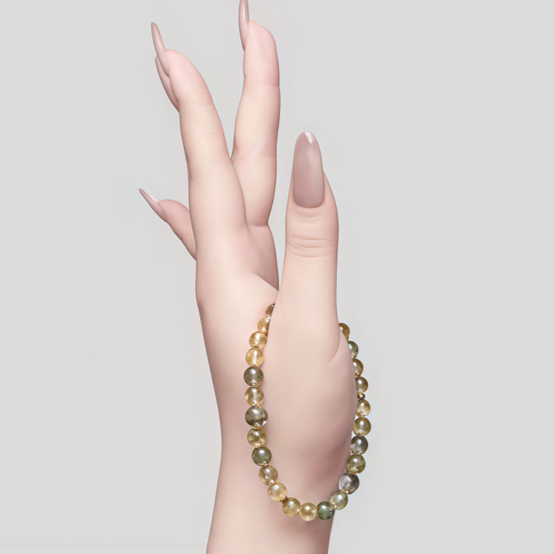 Bracelet en cristal naturel Golden Freedom