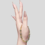 Bracelet en cristal naturel Golden Freedom