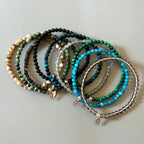 Collier en cristal naturel couronne vintage
