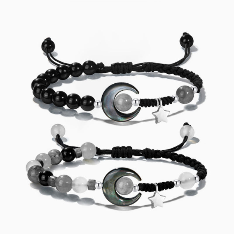 Bracelet Lune et Étoile Pacte d'Amour
