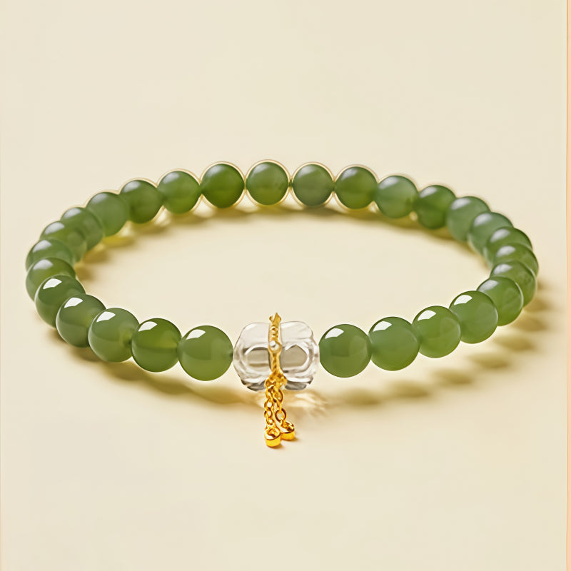 Bracelet Noble Cheval en Jade de Hetian