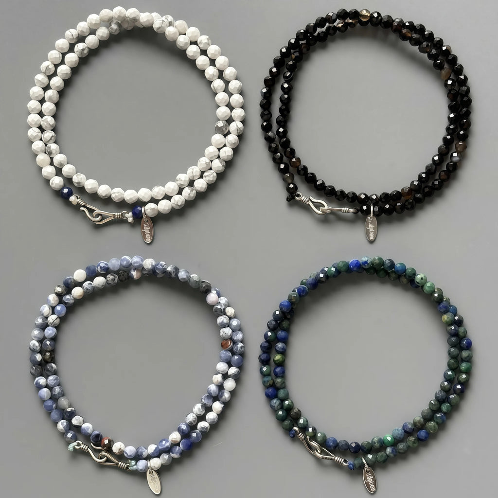 Minimalist Boho Gem Wrap Bracelet - Awaken Wisdom Calm Your Mind