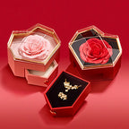 Romantic Heart Gift Box with Flower