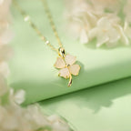 Collier Trèfle à Quatre Feuilles — Amour Éternel pour Votre Petite Amie
