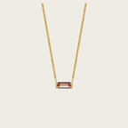 Birthstone Necklace for Women, Minimalist High-end Clavicle Chain